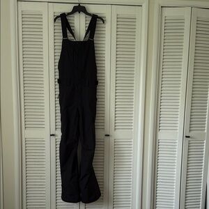 North Face Black Snow Bib